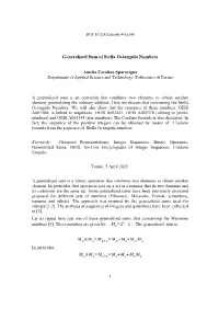 Generalized Sum of Stella Octangula Numbers