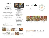 Lynn Take out Menu 2 Sided 05-21