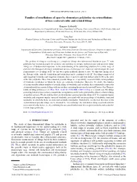 Families of Tessellations of Space by Elementary Polyhedra Via Retessellations of Face-Centered-Cubic and Related Tilings