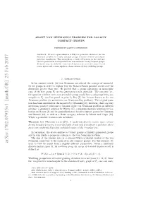 Arxiv:1702.07955V1 [Math.GR]