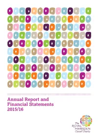 Annual Report and Accounts 2015-16