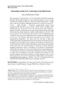 Antisemitism and the Left: Confronting an Invisible Racism