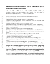 Arxiv:1902.09259V1 [Astro-Ph.SR] 25 Feb 2019 Hence Epitomizing Our Understanding of the Maximum Mass-Loss Rate Achieved During the Asymptotic Giant Branch (AGB) Phase