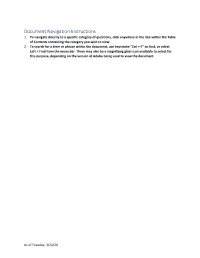 Document Navigation Instructions 1