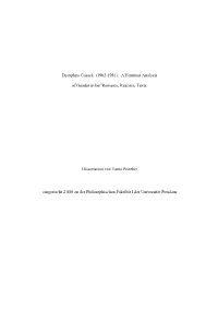 Dymphna Cusack (1902-1981): a Feminist Analysis