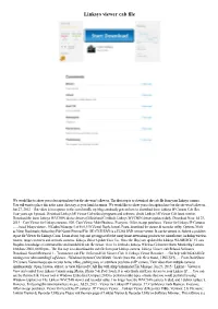 Linksys Viewer Cab File