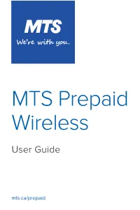 MTS Prepaid Quick Reference RS1143 May 2016.Indd