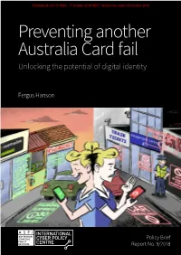 Preventing Another Australia Card Fail Unlocking the Potential of Digital Identity