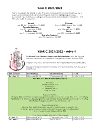 Year C 2021/2022