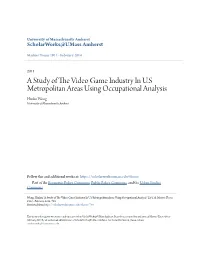 A Study of the Video Game Industry in US Metropolitan Areas