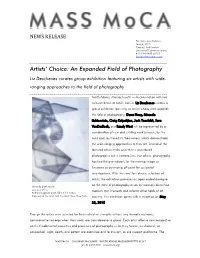 Artists' Choice: an Expanded Field of Photography