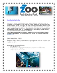Assiniboine Park Zoo
