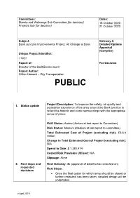 Bank Junction Improvements Project