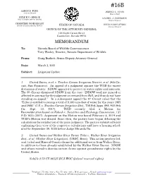 March 2021 Litigation Report