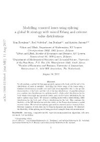 Modelling Censored Losses Using Splicing: a Global Fit Strategy With