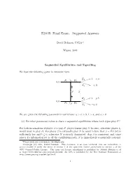 Final Exam—Suggested Answers