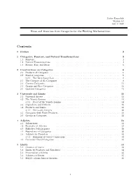 Notes and Solutions to Exercises for Mac Lane's Categories for The