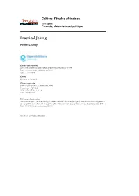 Practical Joking
