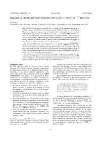 Paper 40. Hazards of High Flash Point Liquids in Relation to the Atex 137