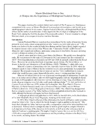 A Glimpse Into the Experiences of Midshipman Frederick Marryat