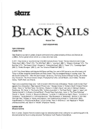 Season Two- CAST BIOGRAPHIES TOBY STEPHENS (Captain Flint)