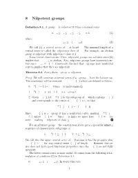 8 Nilpotent Groups