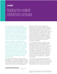 Building the Resilient Midstream Company