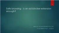 ITLT-Safe Browsing.Pdf