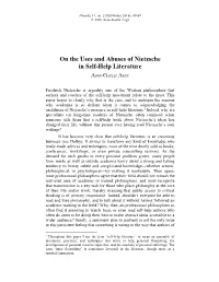 On the Uses and Abuses of Nietzsche in Self-Help Literature