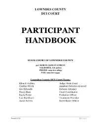 Participant Handbook
