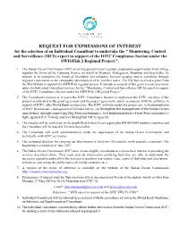 Request for Expressions of Interest