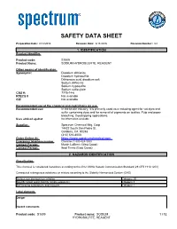 Safety Data Sheet