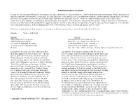 Summary Versus Analysis