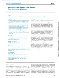 Virucidal Effect of Guggulsterone Isolated from Commiphora Gileadensis