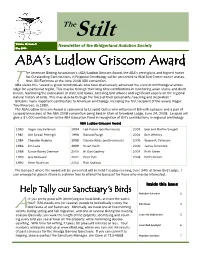 ABA's Ludlow Griscom Award ABA's Ludlow Griscom Award