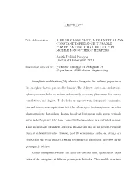 Abstract a Highly Efficient, Megawatt Class Constant