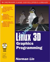 Team-Fly® Linux 3D Graphics Programming