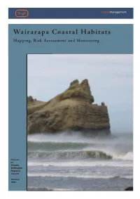 Wairarapa Coastal Habitats Mapping, Risk Assessment and Monitoring
