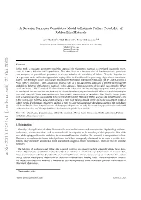 A Bayesian Surrogate Constitutive Model to Estimate Failure Probability of Rubber-Like Materials