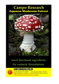 Japanese Mushroom Extracts 2