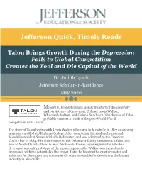 Jefferson Quick, Timely Reads