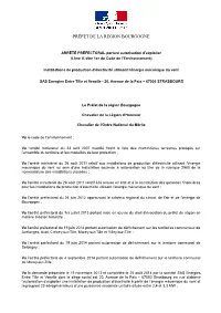 Préfet De La Region Bourgogne