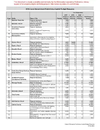 This Document Is Made Available Electronically by the Minnesota Legislative Reference Library As Part of an Ongoing Digital Archiving Project