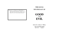 Violent Evil and the General Aggression Model