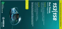 Arriva 153 Bus Service