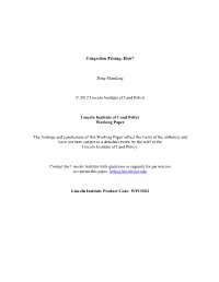 Congestion Pricing: How?