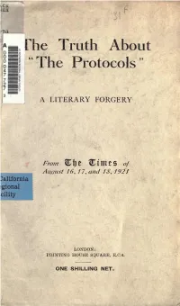 Fhe Truth About U the Protocols"