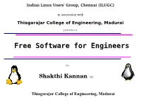 Free Software for Engineers