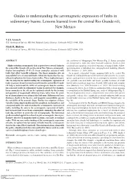 Guides to Understanding the Aeromagnetic Expression of Faults in Sedimentary Basins: Lessons Learned from the Central Rio Grande Rift, New Mexico