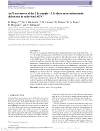 I. Is There an Accretion Mode Dichotomy in Radio-Loud AGN?